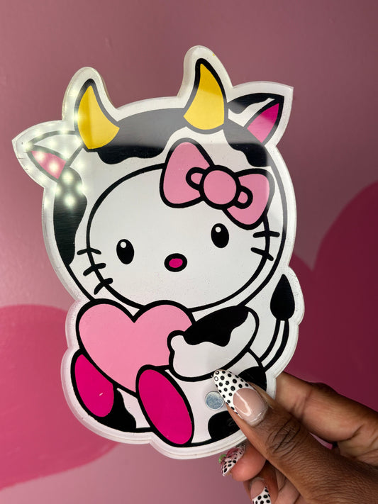 Hello Kitty cow lash tile