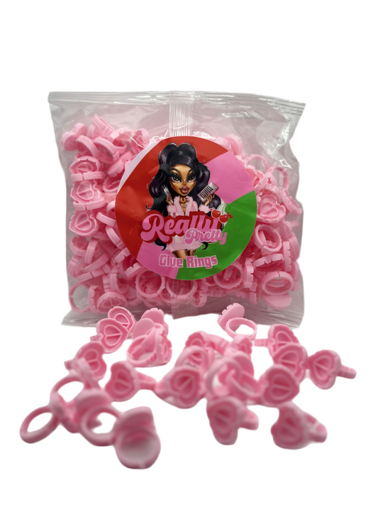 Heart Glue Rings