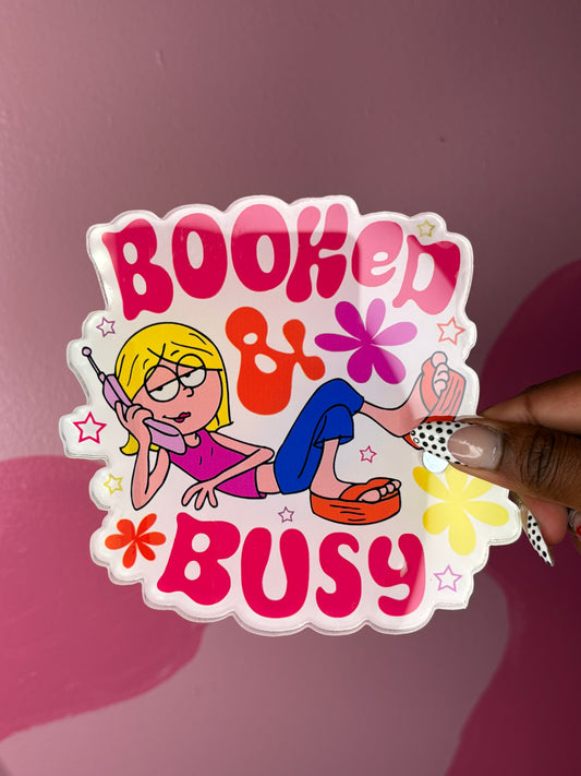 Lizzie book & busy  lash tile 