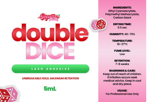 “Double Dice” Lash Adhesive